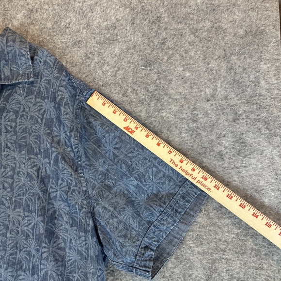 Tommy Bahama Men's Short Sleeve tencel Button Down Dress Shirt Size XL - Picture 7 of 8